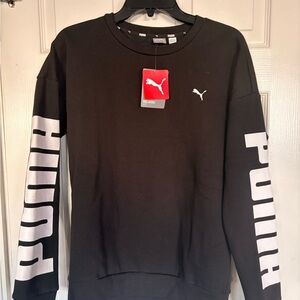 Puma Black Crew Sweatshirt